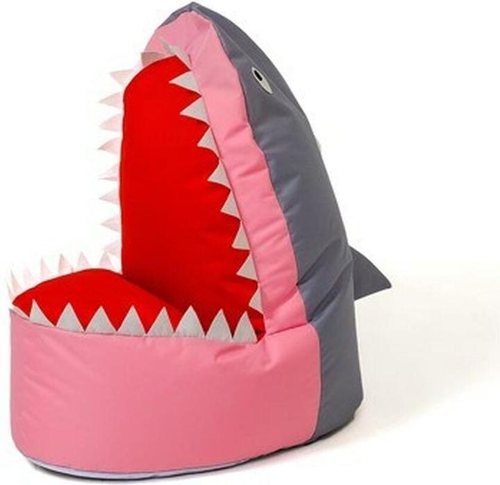 Actual product image Go Gift Sako bag pouffe shark grey-pink XXL 100 x 60 cm