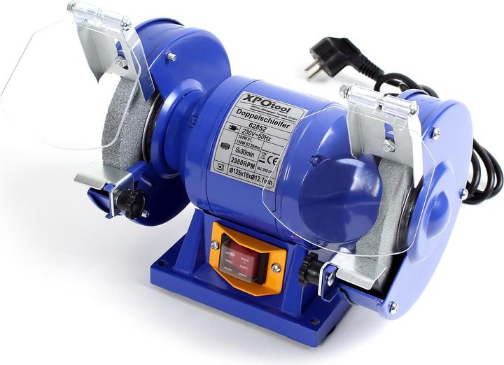 Produktbild Wiltec Doppelschleifer 150W Ø125mm Schleifmaschine Schleifer Schleifbock (Doppelschleifer, 150 W)