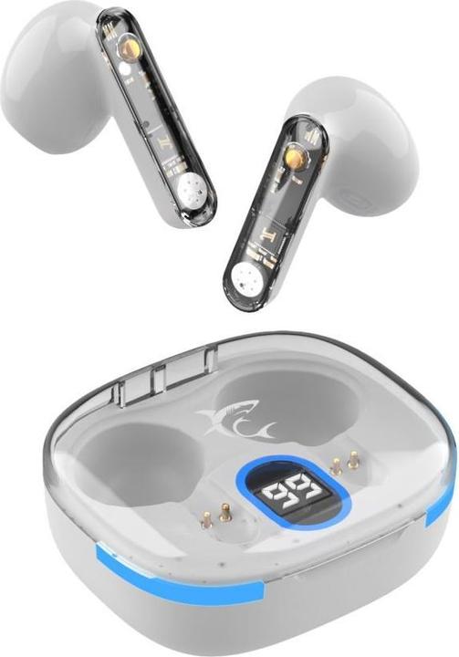 White Shark GEB-TWS37 HyperBeat White (4 h, Wireless)