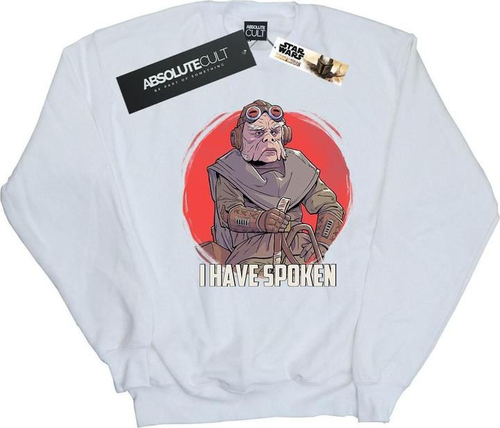 Actual product image Star Wars Mens The Mandalorian I Have Spoken Sweatshirt (S)