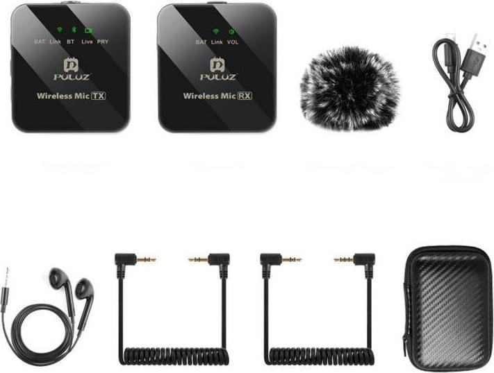 Produktbild Puluz Wireless Lavalier Microphone 1 TX + 1 RX