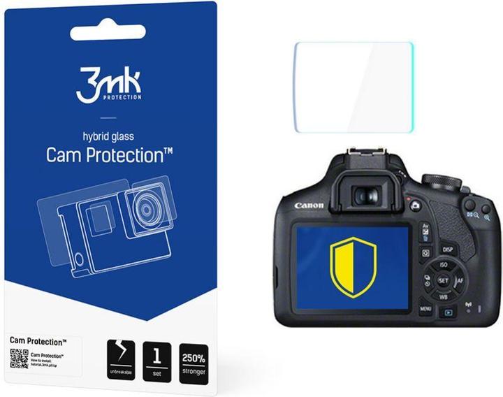 3MK Vetro di protezione per Canon EOS 2000D (Pellicola protettiva, EOS 2000D)