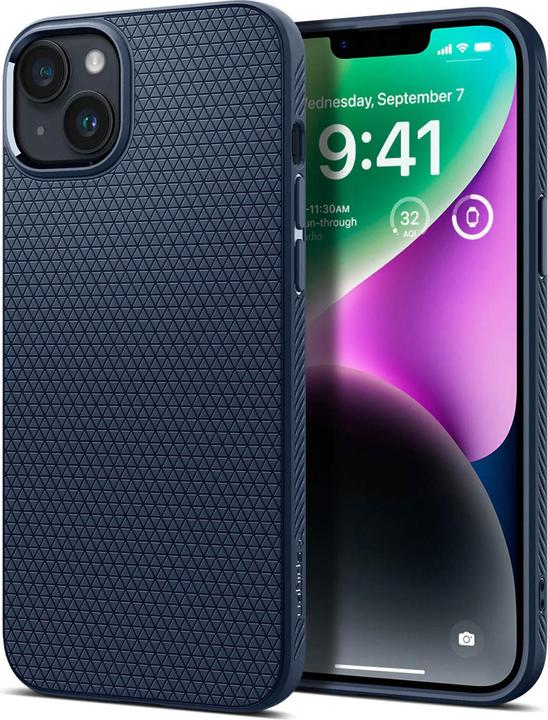 Immagine prodotto Spigen Liquid Air per iPhone 14 blu navy (Apple iPhone 14)