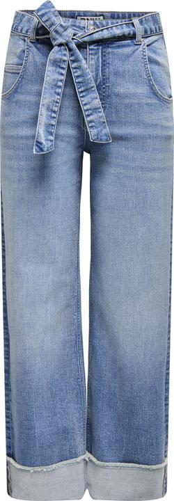 Only ONLZADDIE Hohe Taille Weiter Beinschnitt Jeans Jeans mit weitem Bein (L)