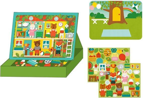 Produktbild Petitcollage Magnetspiel Baumhaus (Deutsch, Französisch, Italienisch, Englisch)