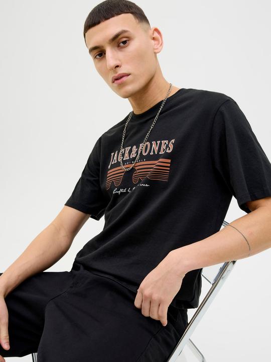 Produktbild Jack & Jones Gedruckt Rundhalsausschnitt T-shirt T-shirt (S)