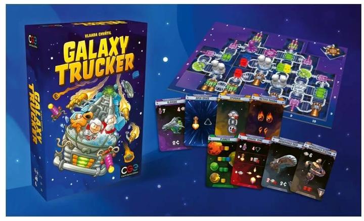 Actual product image Czech games edition Galaxy Trucker 2nd Edition (German)