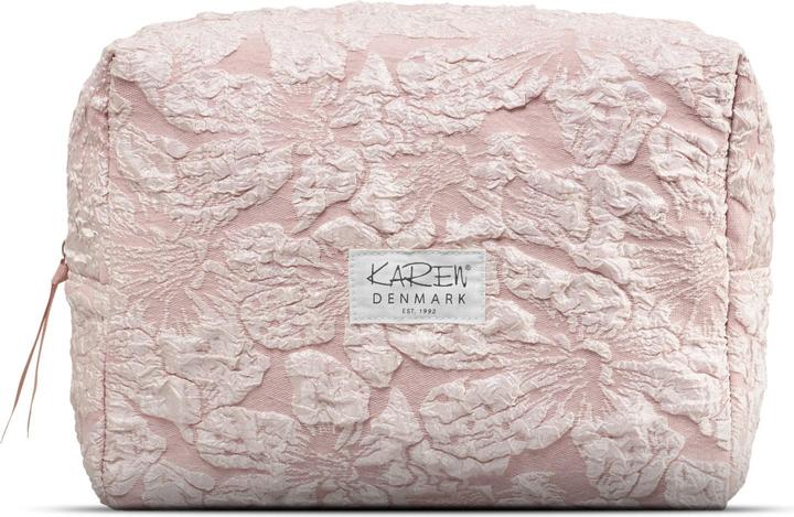 Karen Toiletry Bag - Pink Brocade