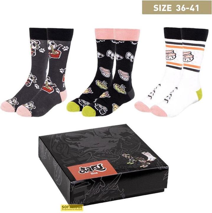 Cerdá Socken 3er-Pack Otaku 35-41 (3er Pack, 35 - 41)