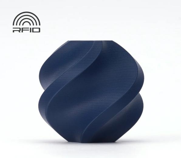 Actual product image Bambu Lab PLA Matte Refill - Dark Blue - 1.75mm (PLA, 1.75 mm, Blue)