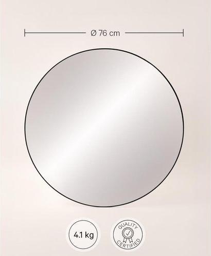 Produktbild Esmée Wandspiegel (Ø 76 cm)