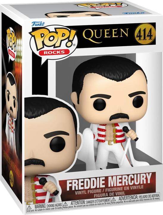 Produktbild Funko Queen POP! Rocks Vinyl Figur Freddie Mercury with Cape 9 cm