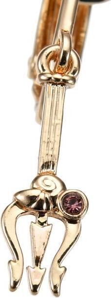 Image du produit Disney Ursula Ohrring (für ein Ohr) Trident Farbstein (Alliage de zinc, Verre, Laiton)