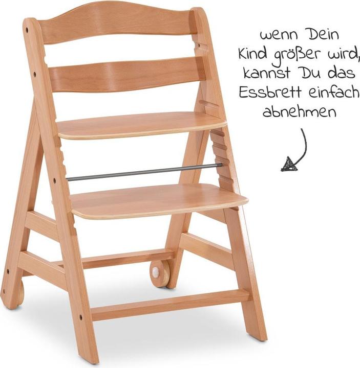 Produktbild Hauck Hochstühle Hochstuhl Alpha Move Natur - im Sparset inkl. (Hochstuhl)