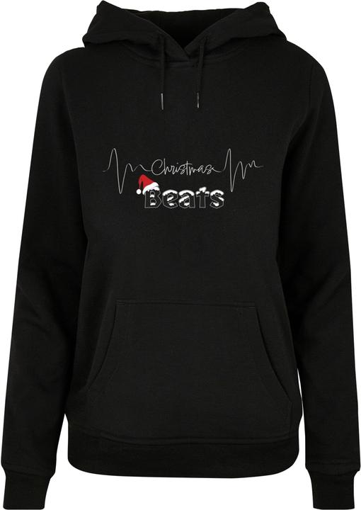 Produktbild Merchcode Ladies Christmas beats basic Hoody - 113263 (M)