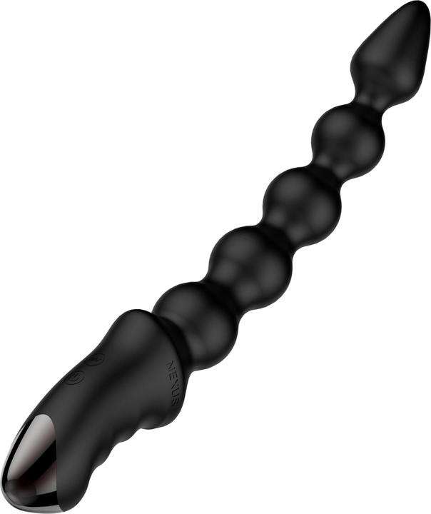Actual product image Nexus Bendz Bendable Vibrator Anal Probe Edition Black