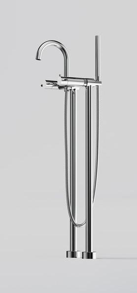 Produktbild Steinberg Serie 100 Wannenarmatur, freistehend, Ausladung: 231mm