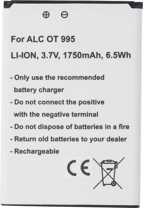 Immagine prodotto Alcatel Batteria One Touch 995, 995 Ultra