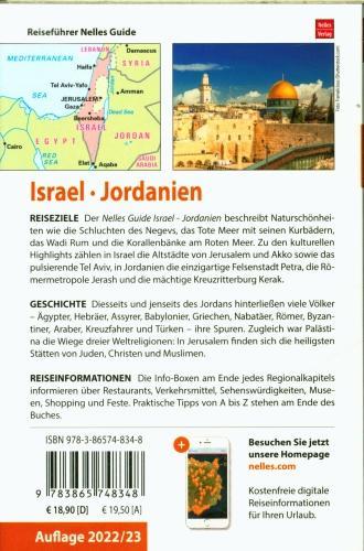 Actual product image Nelles Guide Reiseführer Israel - Jordanien (German, Nelles Publishing House, 2022)