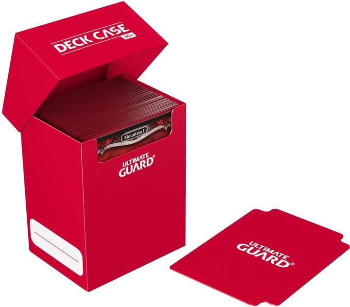 Produktbild Ultimate Guard UGD010258 - Kartenbox - für 80+ Karten, Standardgrösse, rot