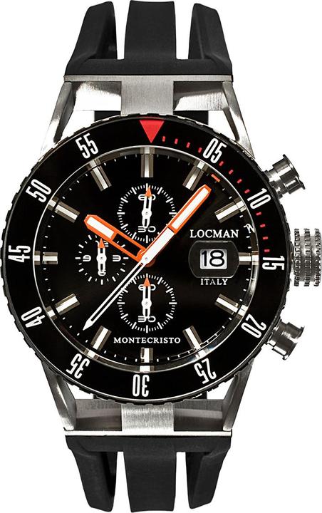 Locman Italy Herrenuhr Montecristo Diver Chrono Ref.0512 (Chronograph, 44 mm)