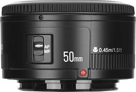 Produktbild Yongnuo 50mm f/1.8 Canon EF (Canon EF, Vollformat, APS-C / DX)