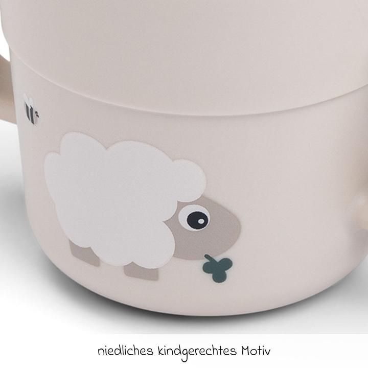Actual product image Done by Deer Trinkbecher Small Farm Beige, 215 ml