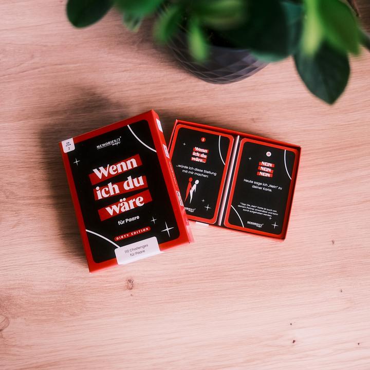 Produktbild Memories2make ® 'Wenn ich du wäre' Dirty Edition - Kartenspiel für Paare (Deutsch)