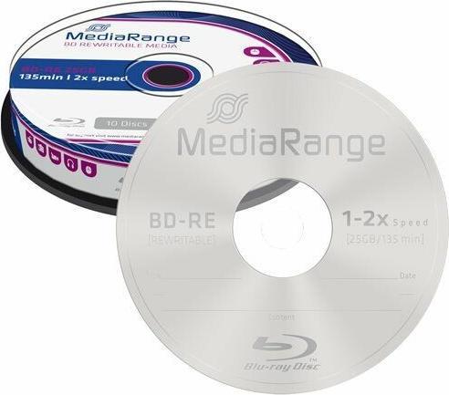 Immagine prodotto MediaRange BD-RE 2x Singolo strato 25GB 10 P. (10 x)