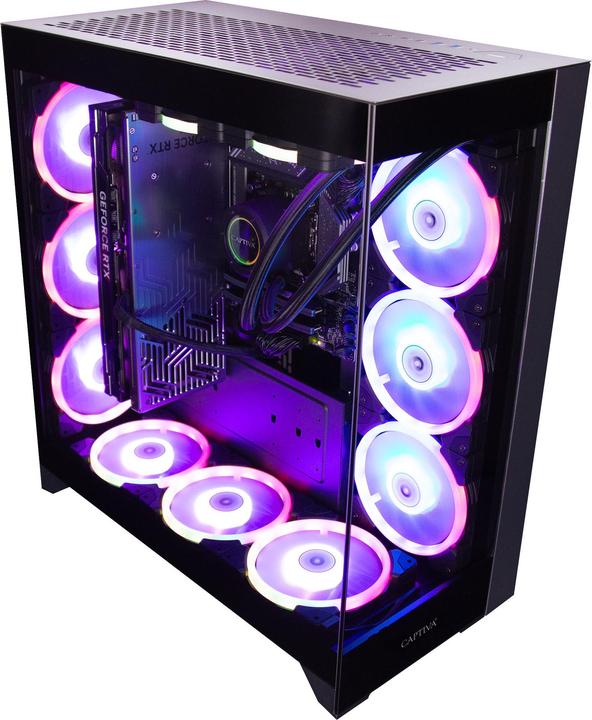 Immagine prodotto Captiva PC Highend Gaming R83-476 (Ryzen 7 7800X3D/RTX4070 Super 12GB GDDR6X/SSD 2TB/64GB/WLAN/Windows 11 H (AMD Ryzen 7 7800X3D, 65.54 GB, 2000 GB, GeForce RTX 4070 Super)
