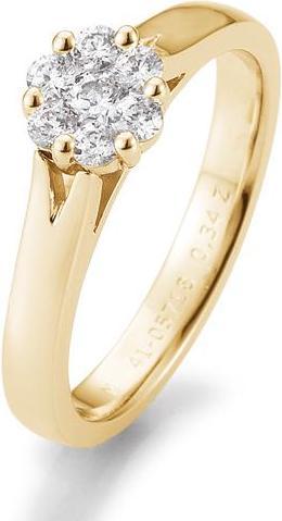 Produktbild Breuning Verlobungsring Flower (48, 585/14 K Gold)