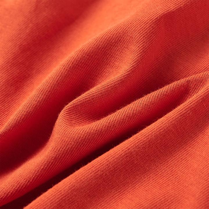 Immagine prodotto VidaXL Camicia da bambino a maniche lunghe arancione 116,Materiale: 100 (116)