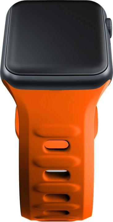 Produktbild 3MK Silicone Watch Strap pomarańczowy/ orange dla Apple Watch 38/40/41mm (Silikon, Edelstahl, 3, 4, 9, Ultra)