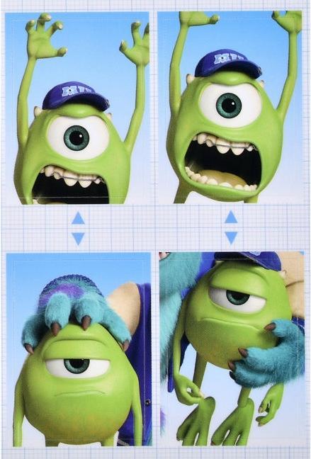 Immagine prodotto Disney Mike Fotoaufkleber Sticker Collection