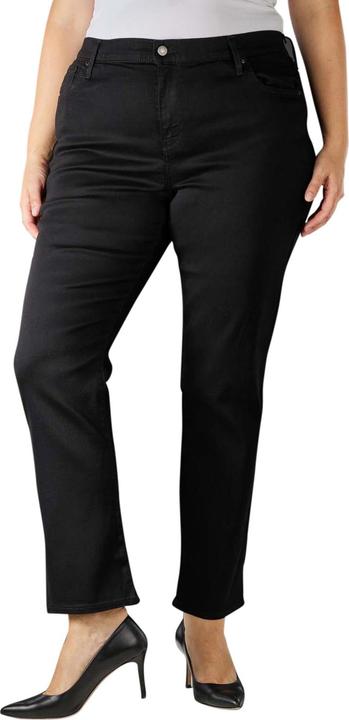 Immagine prodotto Levis 724 Jeans High Rise Straight Plus Size morbido nero (W44/L32)