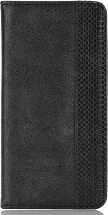 Actual product image Cover-Discount Honor Magic6 Pro - Vintage Flip Case Cover black (Honor Magic6 Pro)