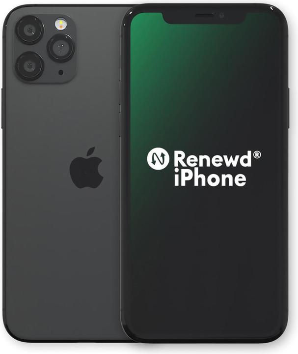 Produktbild Renewd iPhone 11 Pro (64 GB, Space Grey, 5.80", 12 Mpx, Dual SIM, A / Wie neu)
