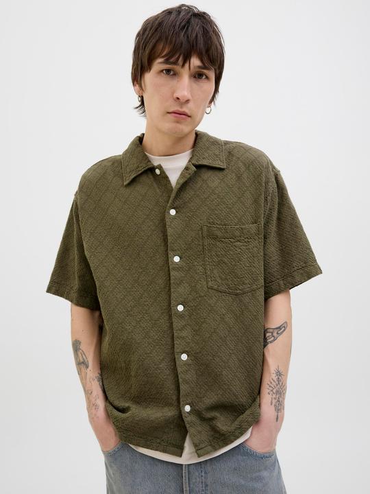 Image du produit Jack & Jones Jortavira Texture Shirt Ss Ln (L)