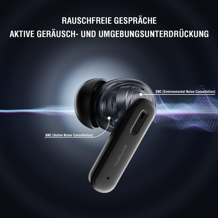 Produktbild 4smarts TWS Bluetooth Kopfhörer (ANC, 5 h, Kabellos)