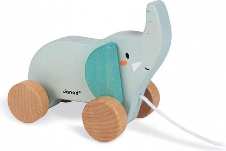 Janod Jouet à tirer Éléphant