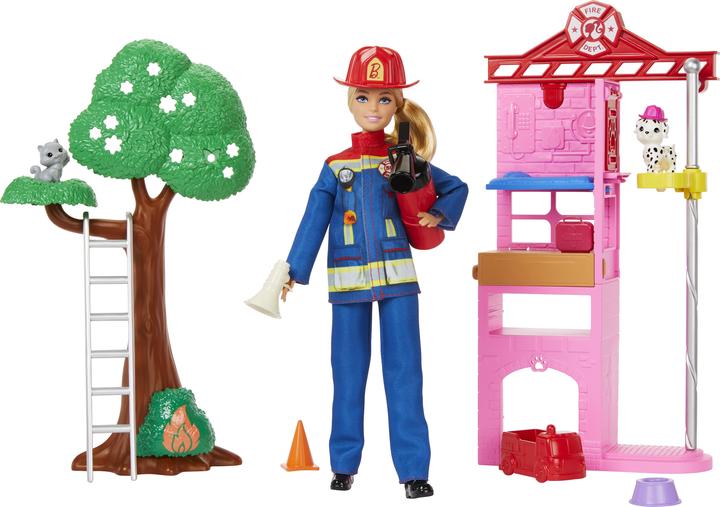 Produktbild Barbie Feuerwehr Spielset