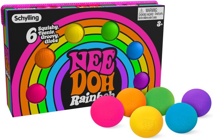 Produktbild NeeDoh Teenie Rainbow 6-Pack