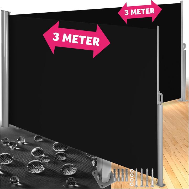 Immagine prodotto tectake Tenda laterale doppia (1 m)