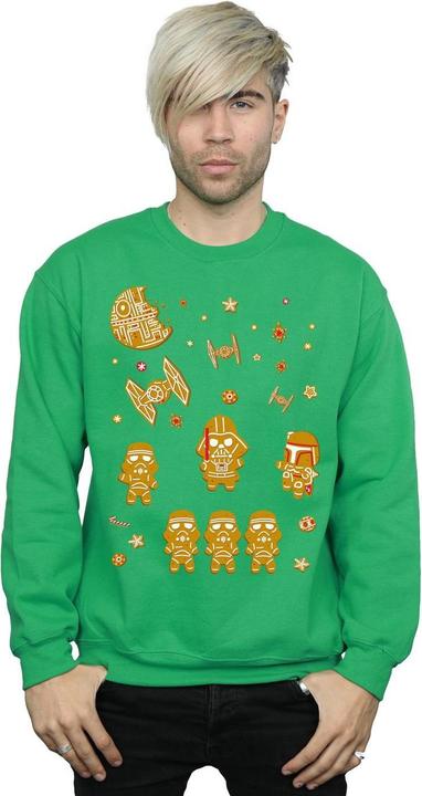 Actual product image Star Wars Mens Gingerbread Empire Sweatshirt (M)