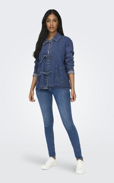 Actual product image Only Fly-away collar denim jacket Denim jacket (S)
