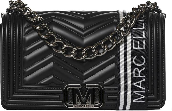 Marc Ellis Damen Schultertasche - Modell Roxane - 100% Gummi - 25.0 X 15.0 X 8.0 Cm