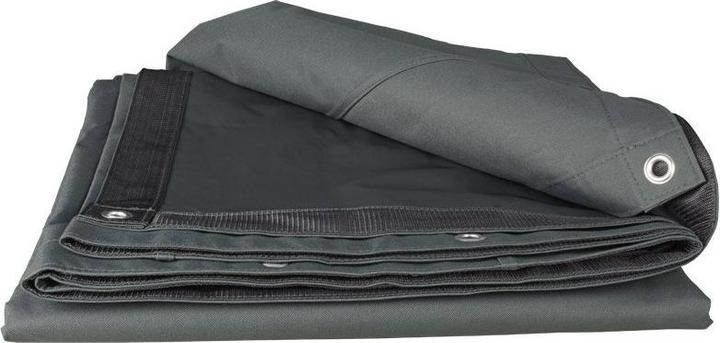 Keller Fahnen Allzweckblachen 2x2 m anthrazit 270 g/m2 (200 x 200 cm)