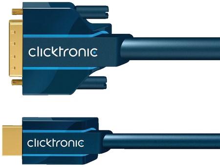 Actual product image clicktronic HDMI (Typ A) — DVI (5 m, DVI, HDMI)
