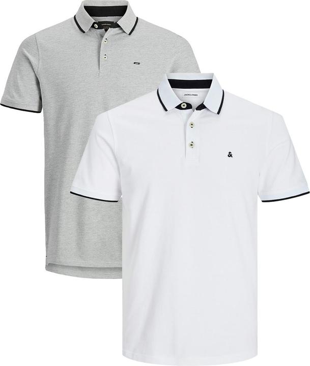 Produktbild Jack & Jones 2er Pack Paulos - Slim Fit Poloshirt (M)