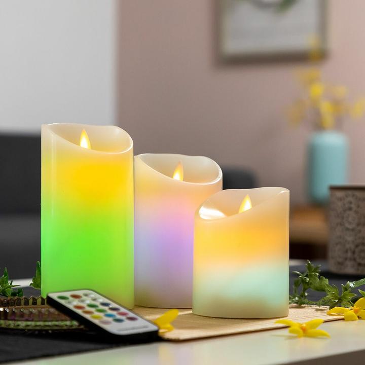 Image du produit InnovaGoods Lumière LED à piles - multicolore - 3 pcs (3 x)